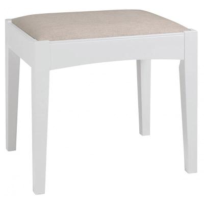 Washington White Dressing Table Stool